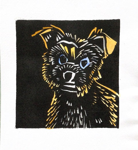 Printz, the dog | The Nancy Smillie Shop - Art, Jewellery & Designer Gifts Glasgow Scotland