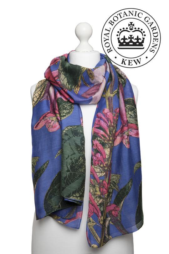 Purple Magnolia Scarf - The Nancy Smillie Shop - Art, Jewellery & Designer Gifts Glasgow