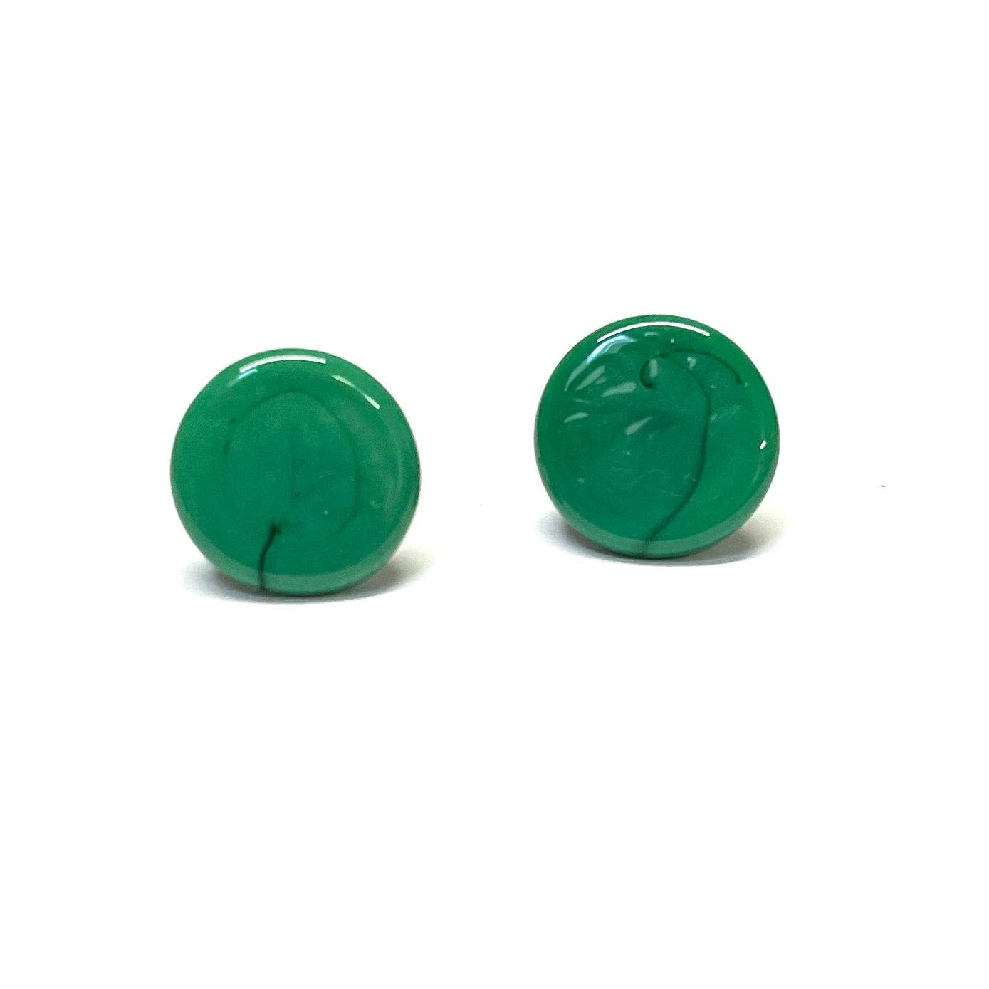Racing Green Pastille Studs - Gifts Under £15 - Scotland