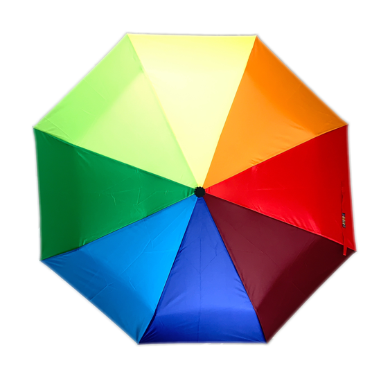 Rainbow Folding Umbrella - The Nancy Smillie Shop - Art, Jewellery & Designer Gifts Glasgow