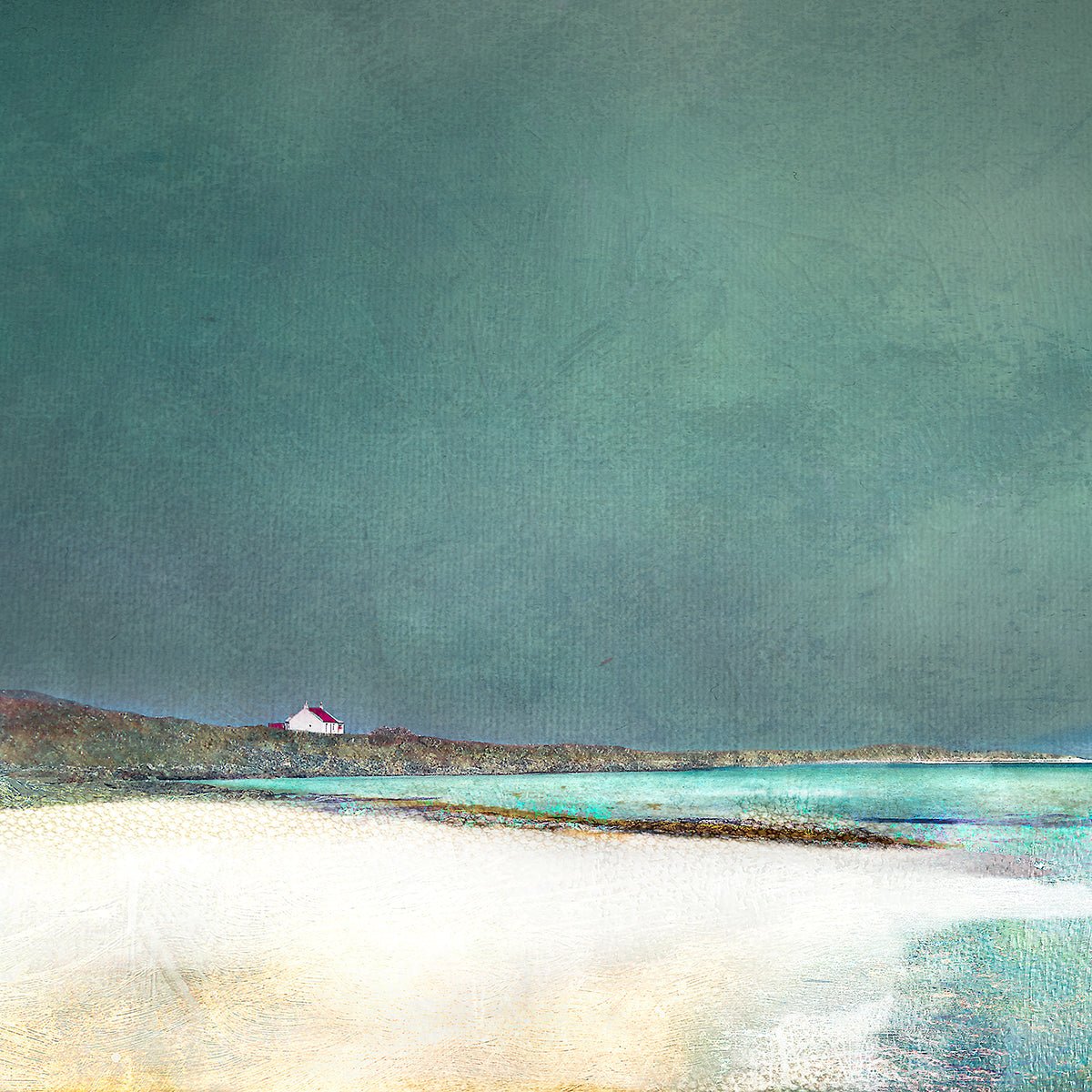 Red Croft Barra Print - The Nancy Smillie Shop - Art, Jewellery & Designer Gifts Glasgow