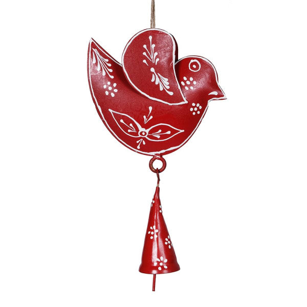 Red Folk Bird with Bell - All House & Home - Scotland