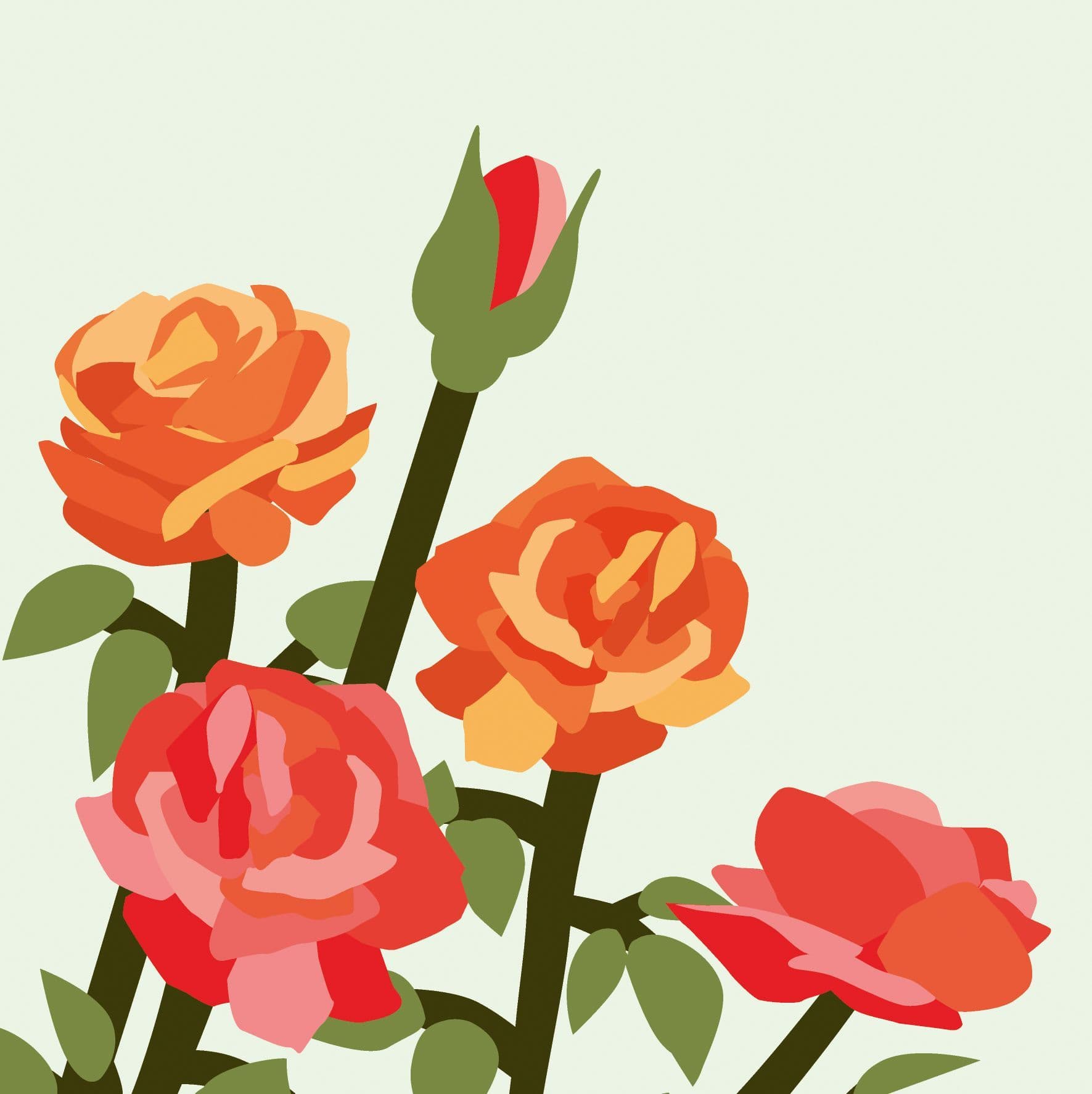 Red Roses Card - All our cards! - we can send them for you. - Scotland