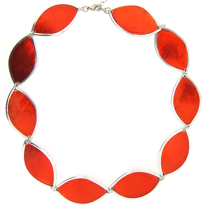 Red Shell Necklace - The Nancy Smillie Shop - Art, Jewellery & Designer Gifts Glasgow
