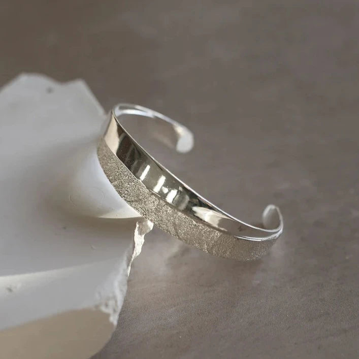 Reflect Bangle Silver - The Nancy Smillie Shop - Art, Jewellery & Designer Gifts Glasgow