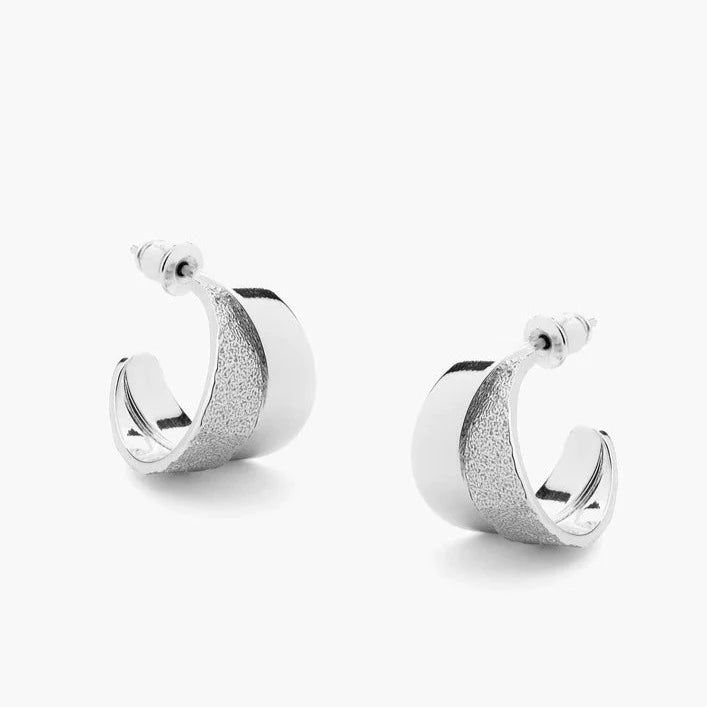 Reflect Earrings Silver - The Nancy Smillie Shop - Art, Jewellery & Designer Gifts Glasgow