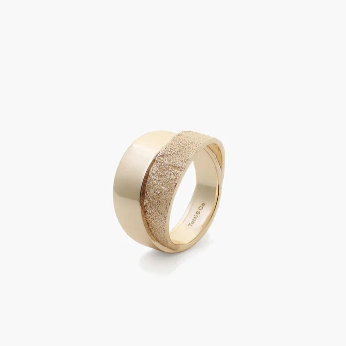 Reflect Ring Gold - The Nancy Smillie Shop - Art, Jewellery & Designer Gifts Glasgow