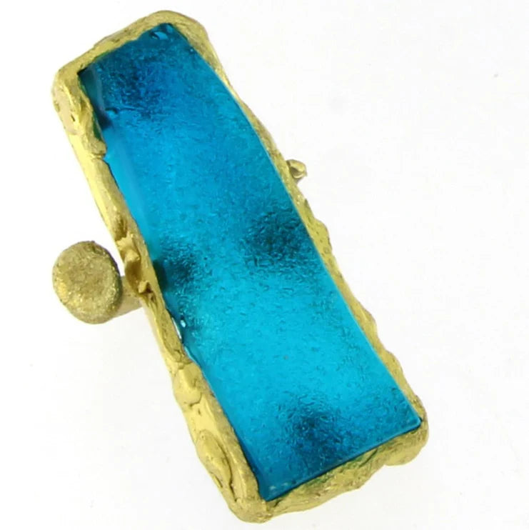 Ring bronze and blue resin - Jewellery - Scotland