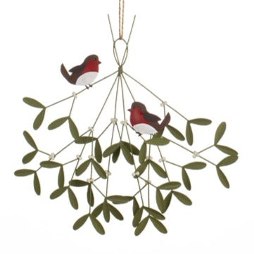 Robin On Mistletoe - The Nancy Smillie Shop - Art, Jewellery & Designer Gifts Glasgow