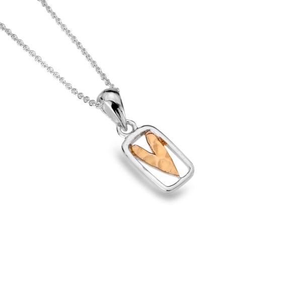 Rose Heart Framed Pendant - The Nancy Smillie Shop - Art, Jewellery & Designer Gifts Glasgow