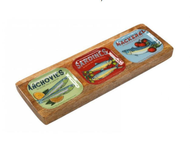 Tinned Fish Enamel Tray