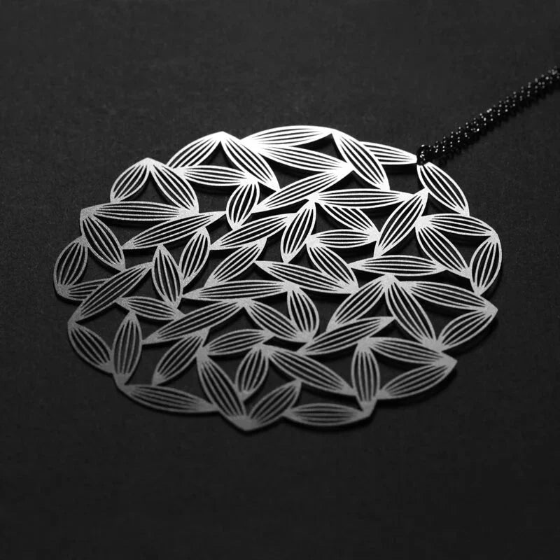 Sasagrass Pendant Silver - The Nancy Smillie Shop - Art, Jewellery & Designer Gifts Glasgow