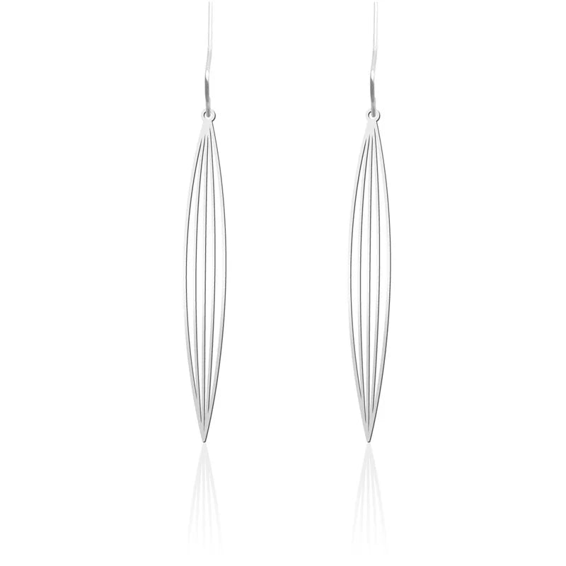 Sasgrass Earrings Silver - The Nancy Smillie Shop - Art, Jewellery & Designer Gifts Glasgow