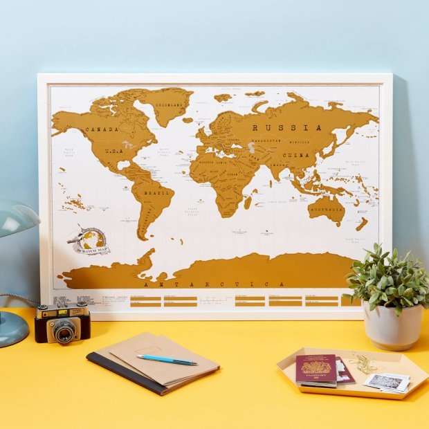 Scratch Map (Original) - The Nancy Smillie Shop - Art, Jewellery & Designer Gifts Glasgow