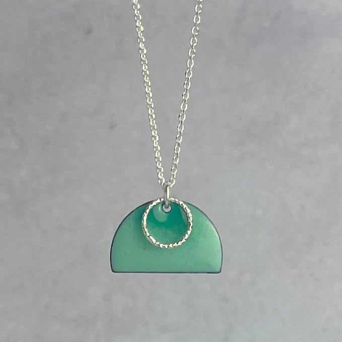 Sea Green Tulip Necklace - Jewellery - Scotland