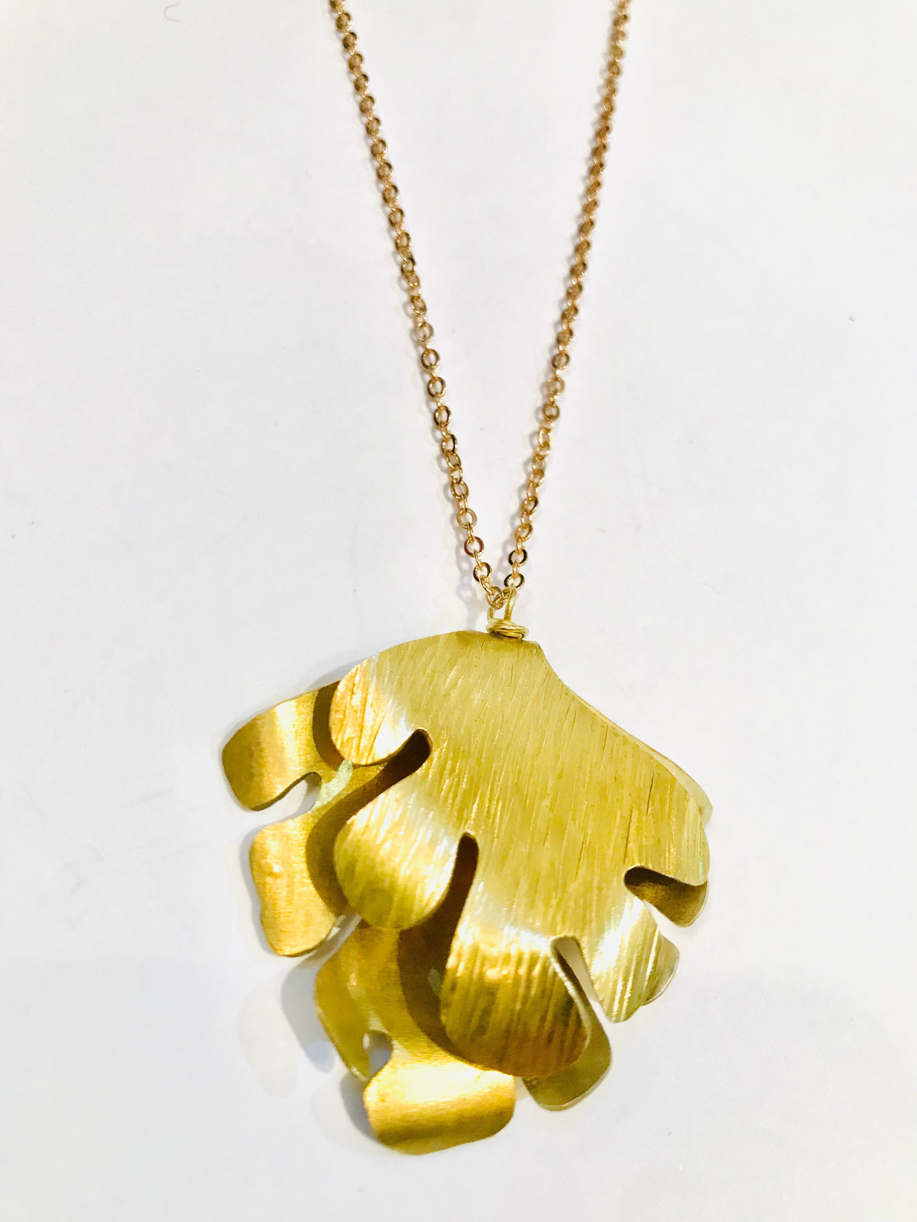 Seaweed Wave Pendant - The Nancy Smillie Shop - Art, Jewellery & Designer Gifts Glasgow