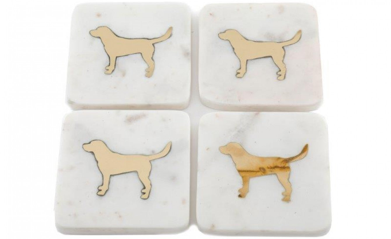 Set Of Four Dog Coasters - The Nancy Smillie Shop - Art, Jewellery & Designer Gifts Glasgow
