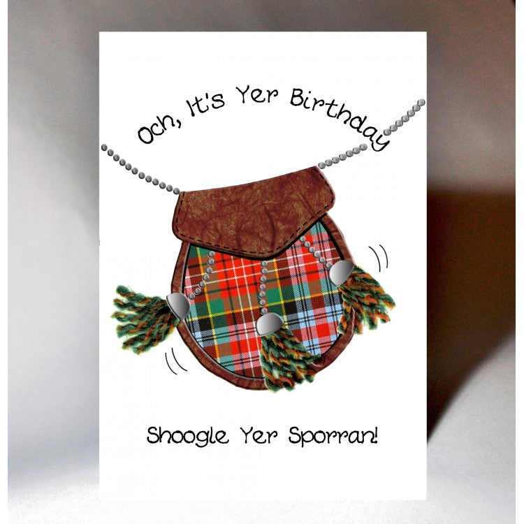 Shoogle Your Sporran Card - The Nancy Smillie Shop - Art, Jewellery & Designer Gifts Glasgow