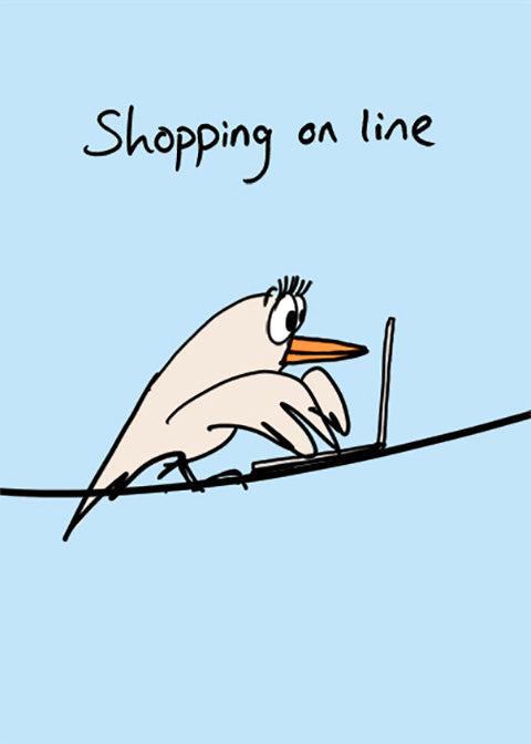 Shopping On Line Card - The Nancy Smillie Shop - Art, Jewellery & Designer Gifts Glasgow