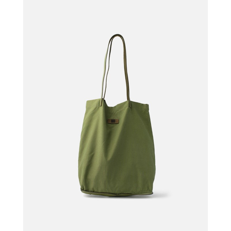 Shoulder bag Mansfield stripes acid green