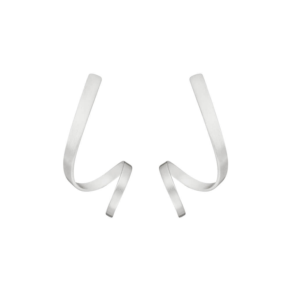 Silver Twist Drops - The Nancy Smillie Shop - Art, Jewellery & Designer Gifts Glasgow