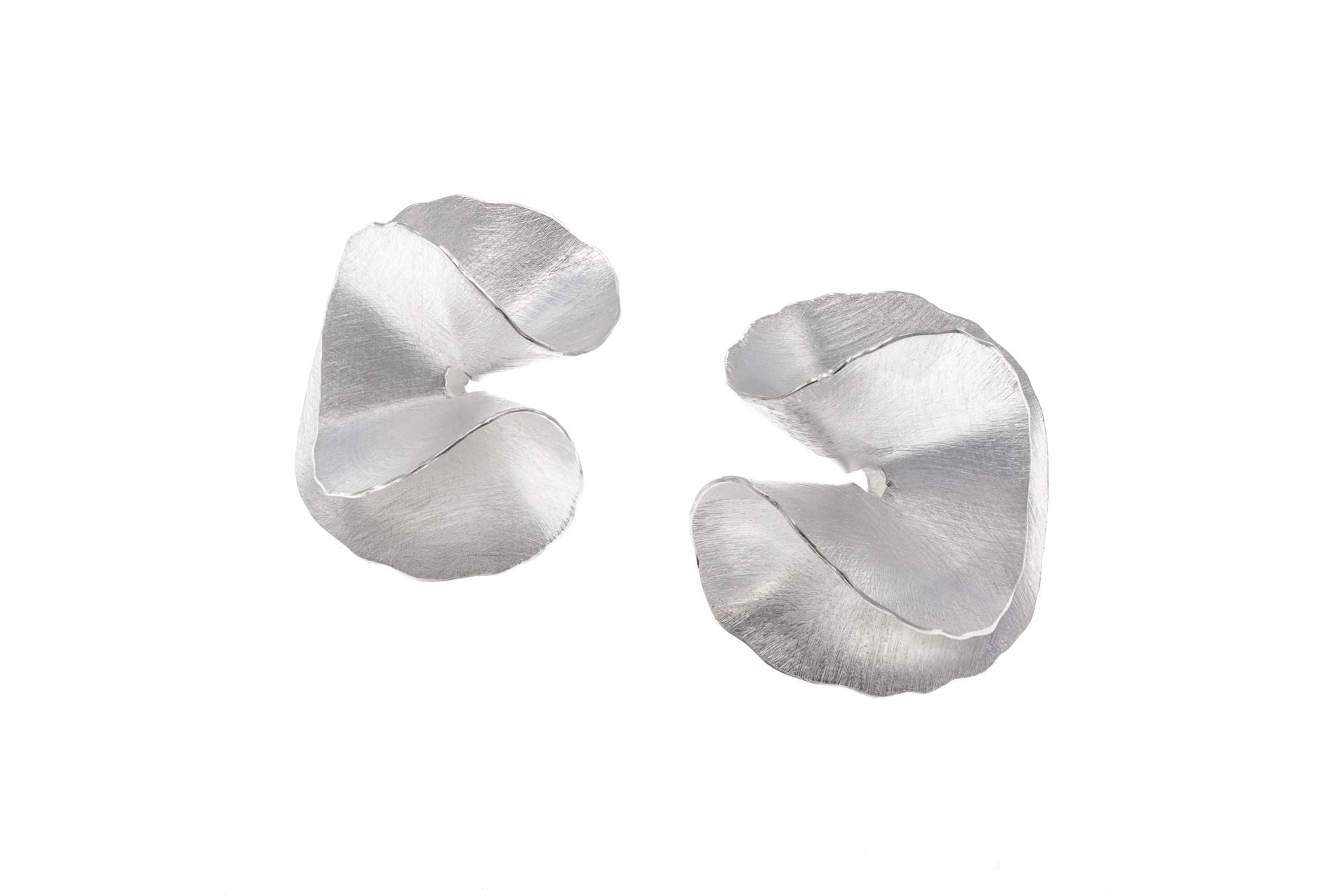 Silver Curl Earrings - The Nancy Smillie Shop - Art, Jewellery & Designer Gifts Glasgow