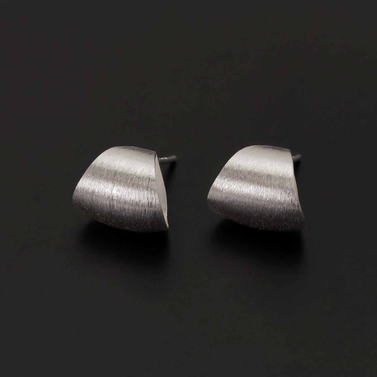 Silver Curl Studs - The Nancy Smillie Shop - Art, Jewellery & Designer Gifts Glasgow