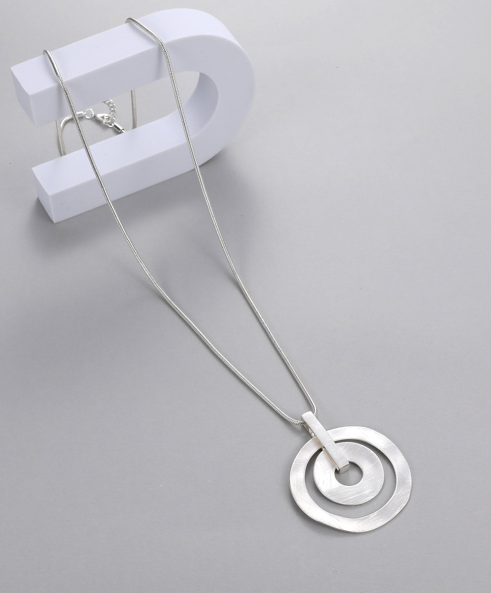 Silver Disc Necklace - The Nancy Smillie Shop - Art, Jewellery & Designer Gifts Glasgow
