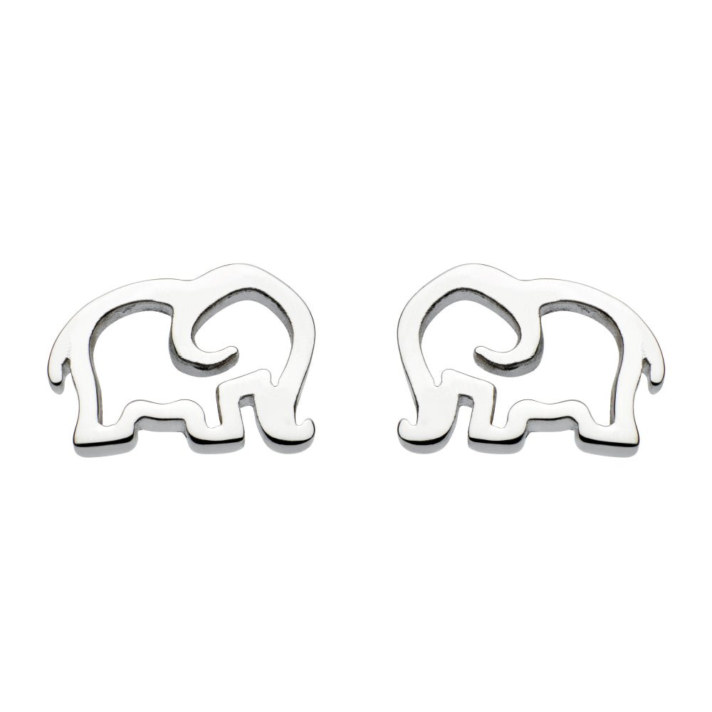 Silver Elephant Studs - The Nancy Smillie Shop - Art, Jewellery & Designer Gifts Glasgow