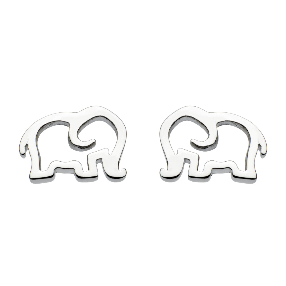 Silver Elephant Studs - The Nancy Smillie Shop - Art, Jewellery & Designer Gifts Glasgow