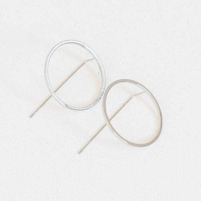 Silver Harper Earrings - The Nancy Smillie Shop - Art, Jewellery & Designer Gifts Glasgow