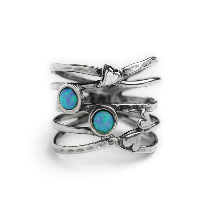 Silver Heart Wire Ring - The Nancy Smillie Shop - Art, Jewellery & Designer Gifts Glasgow