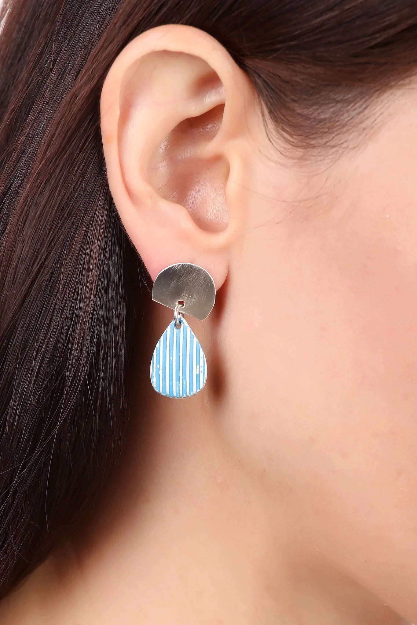 Silver Hema Earrings - The Nancy Smillie Shop - Art, Jewellery & Designer Gifts Glasgow