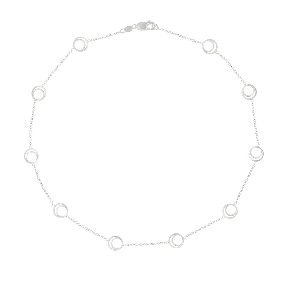 Silver Moon Chain Necklace - The Nancy Smillie Shop - Art, Jewellery & Designer Gifts Glasgow