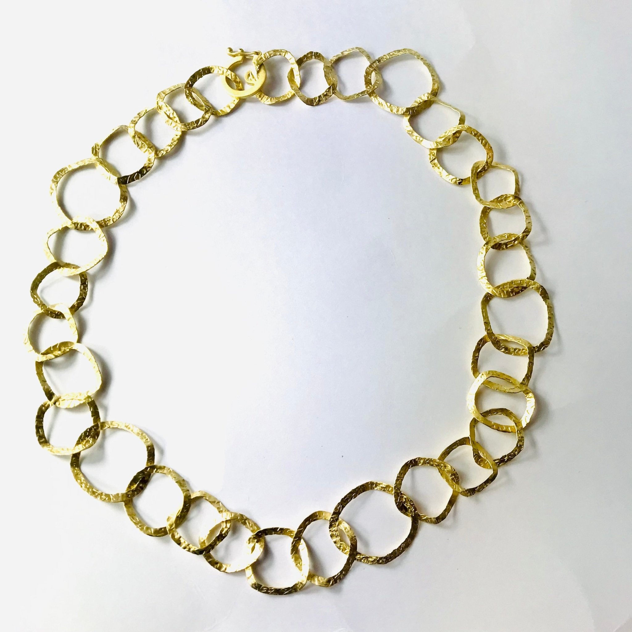Silver Necklace Gold Plated - The Nancy Smillie Shop - Art, Jewellery & Designer Gifts Glasgow