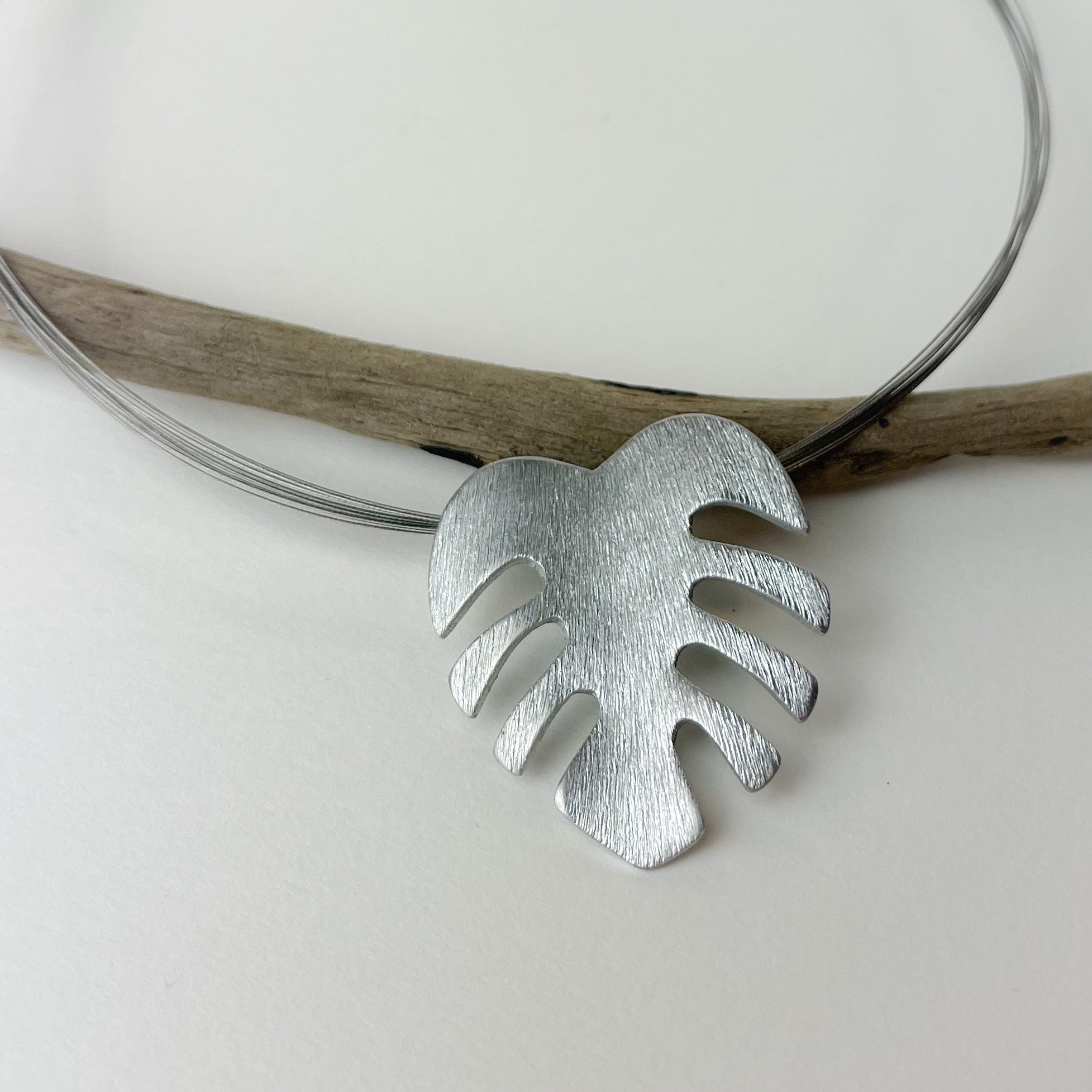 Silver Palm Leaf Necklace - The Nancy Smillie Shop - Art, Jewellery & Designer Gifts Glasgow