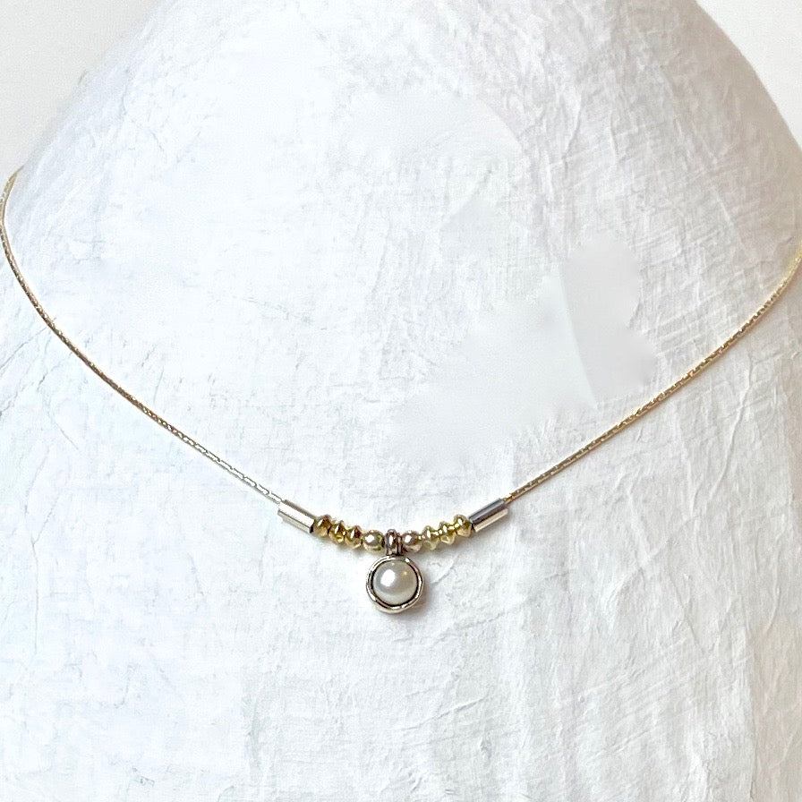 Silver Pearl Pendant Necklace - The Nancy Smillie Shop - Art, Jewellery & Designer Gifts Glasgow