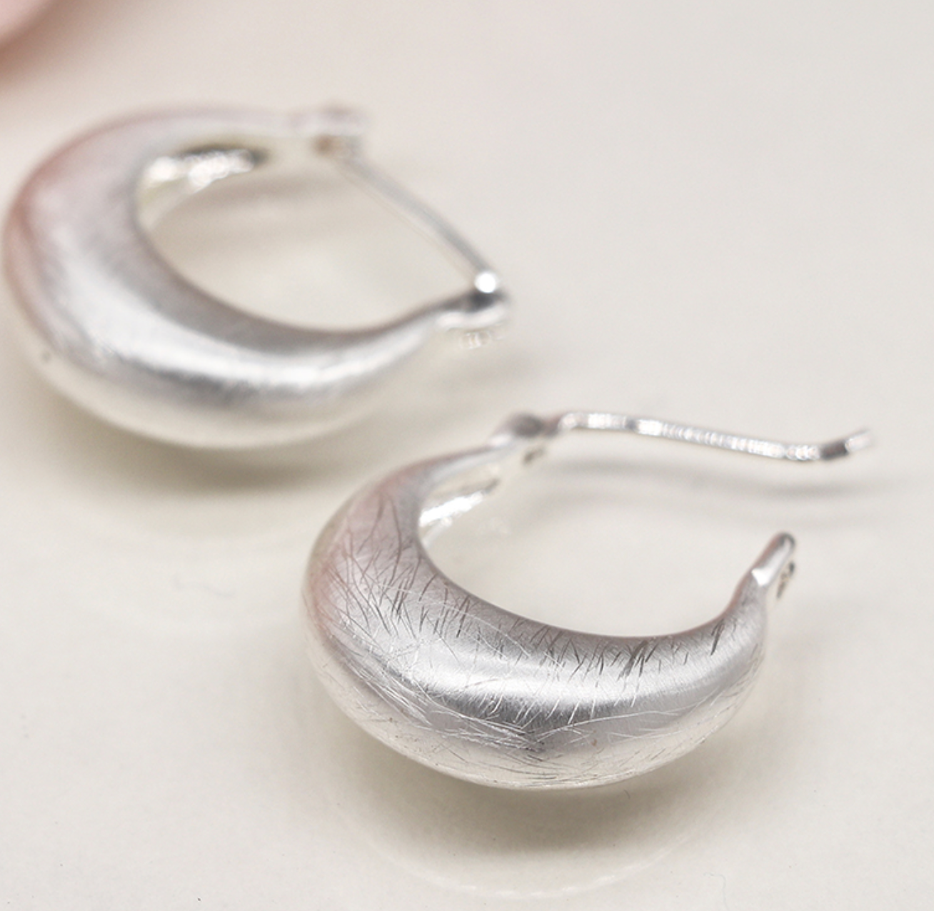 Silver Plated Chunky hoop Earrings - Jewellery - Scotland