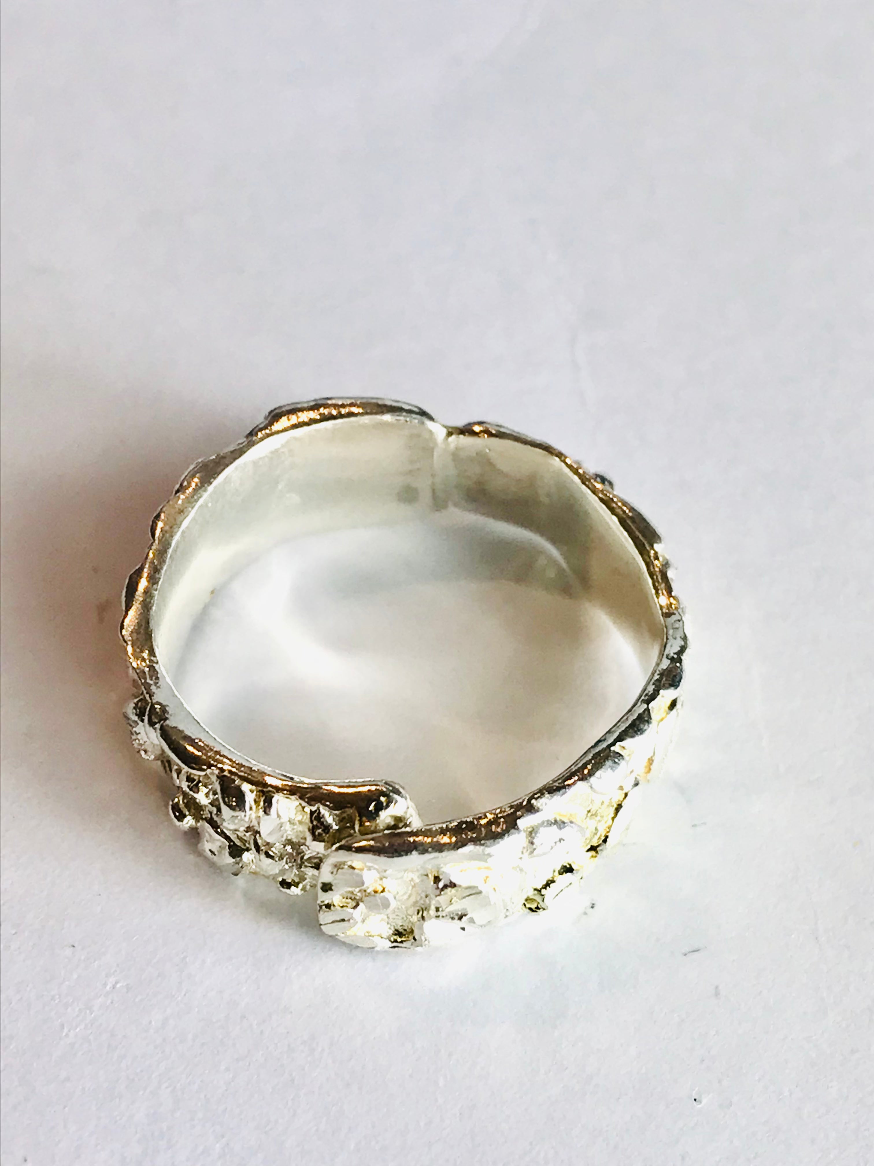 Silver Volcanic Ring - The Nancy Smillie Shop - Art, Jewellery & Designer Gifts Glasgow