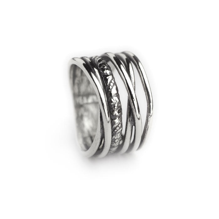 Silver Wound Band Ring - The Nancy Smillie Shop - Art, Jewellery & Designer Gifts Glasgow