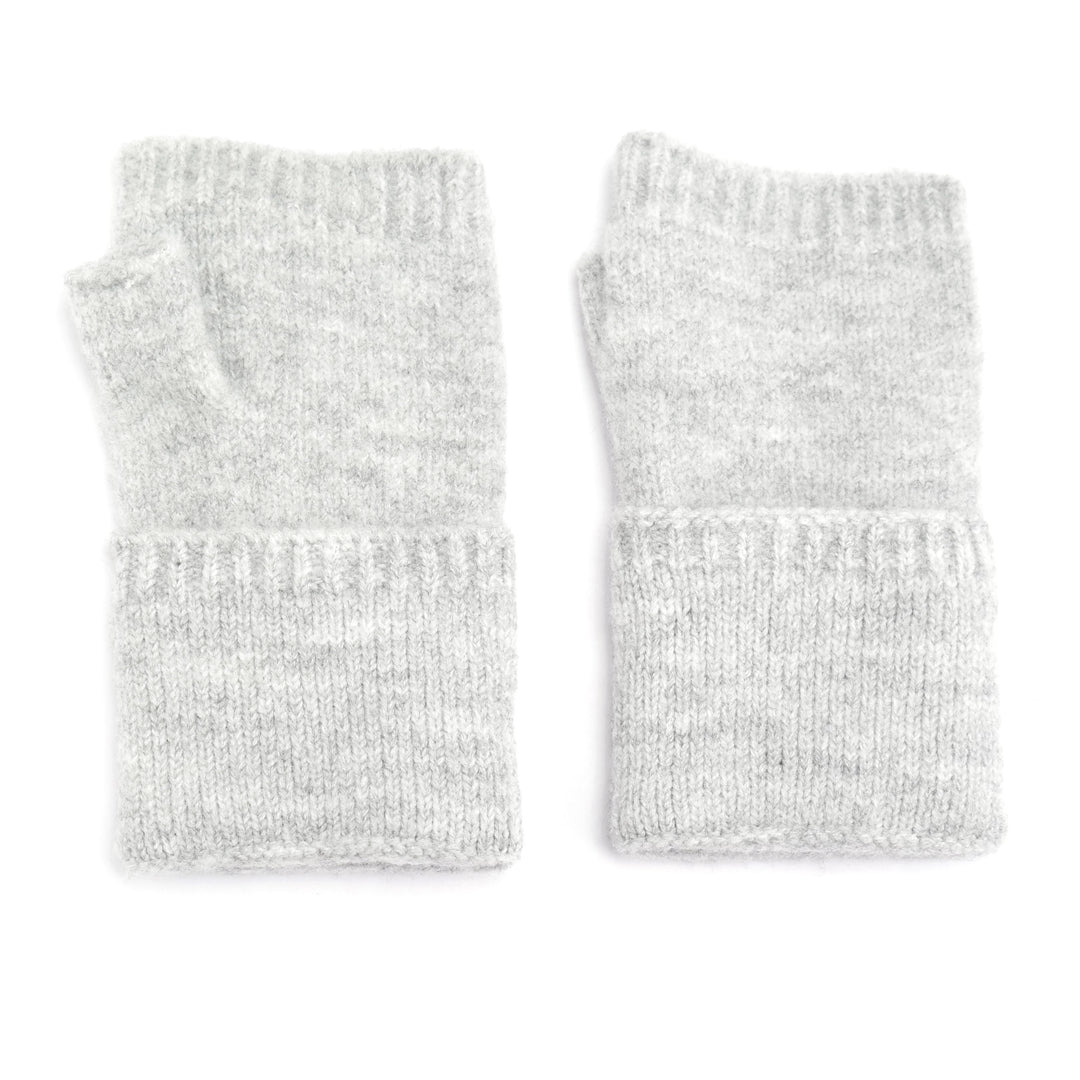 Silver Fingerless Gloves