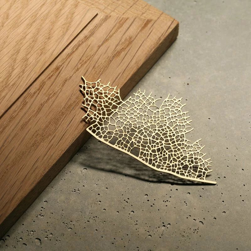 Skeleton Brooch Gold - The Nancy Smillie Shop - Art, Jewellery & Designer Gifts Glasgow