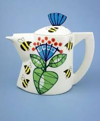 Small Bee Teapot - The Nancy Smillie Shop - Art, Jewellery & Designer Gifts Glasgow