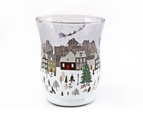 Small Christmas Market Candle Holder - The Nancy Smillie Shop - Art, Jewellery & Designer Gifts Glasgow