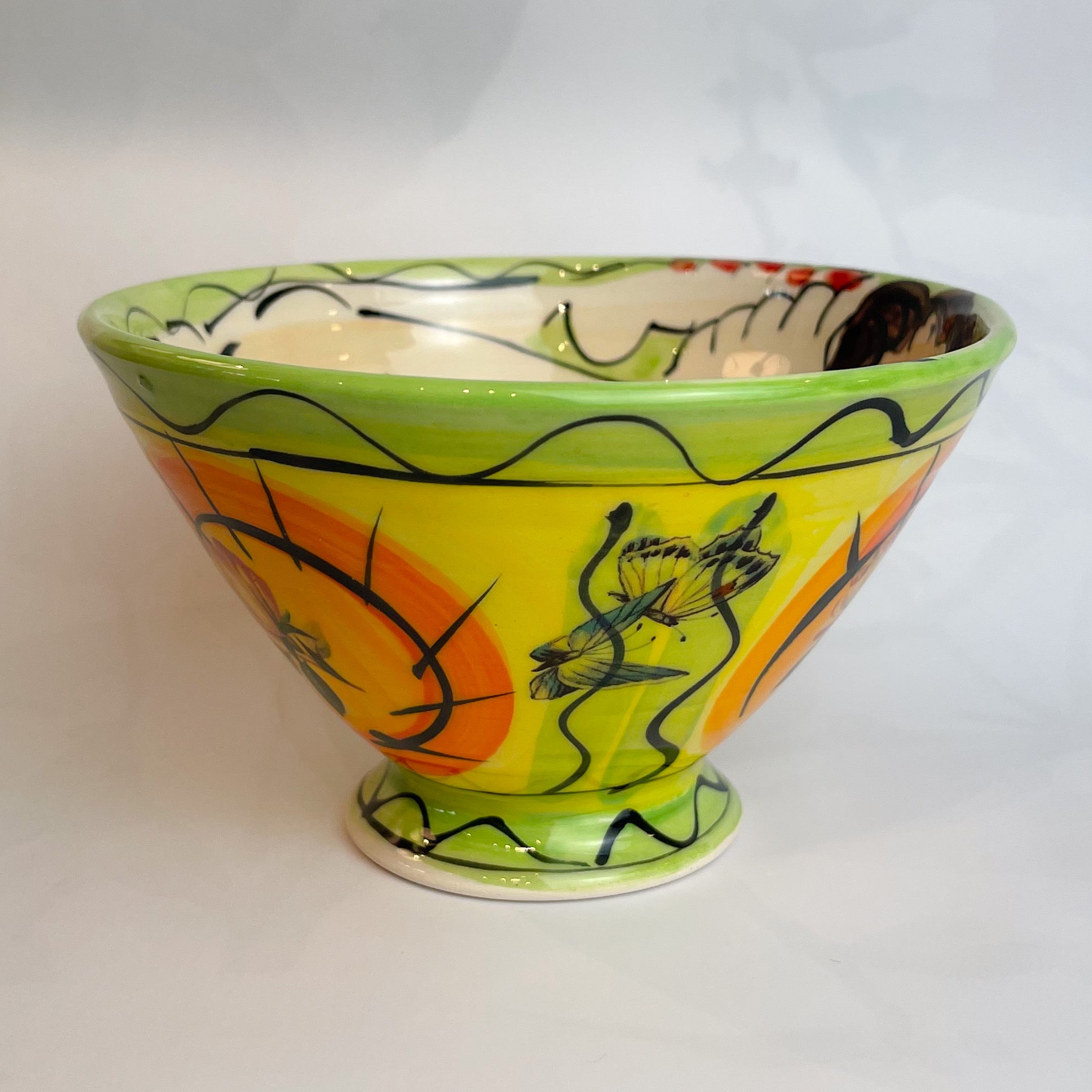 Small Green Bowl - The Nancy Smillie Shop - Art, Jewellery & Designer Gifts Glasgow
