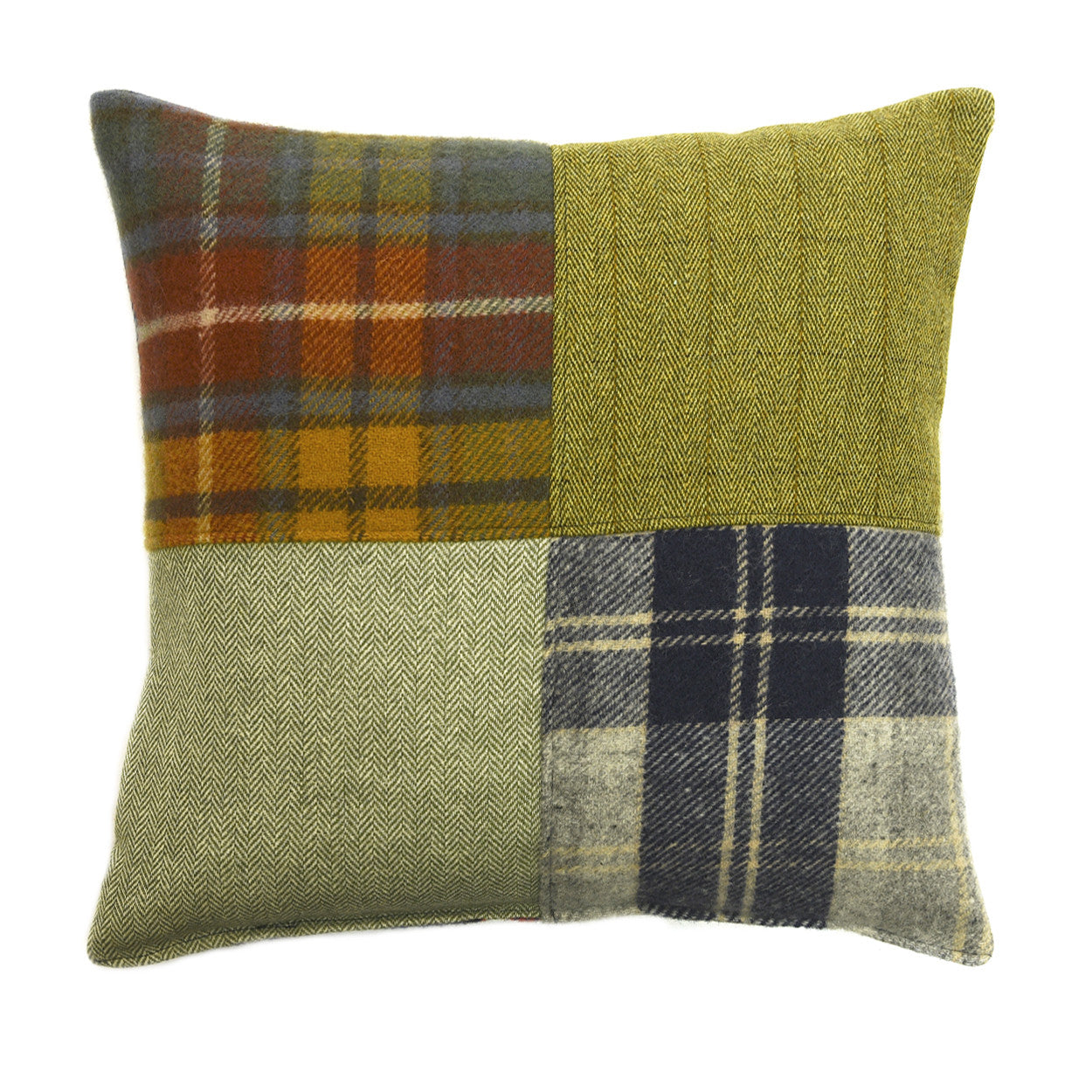 Small Tartan & Tweed Wool Cushion - The Nancy Smillie Shop - Art, Jewellery & Designer Gifts Glasgow