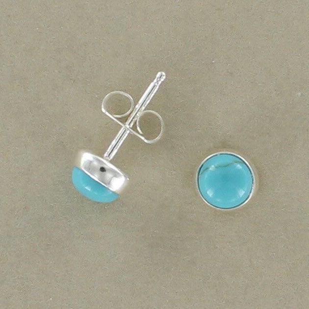 Small Turquoise Studs - The Nancy Smillie Shop - Art, Jewellery & Designer Gifts Glasgow