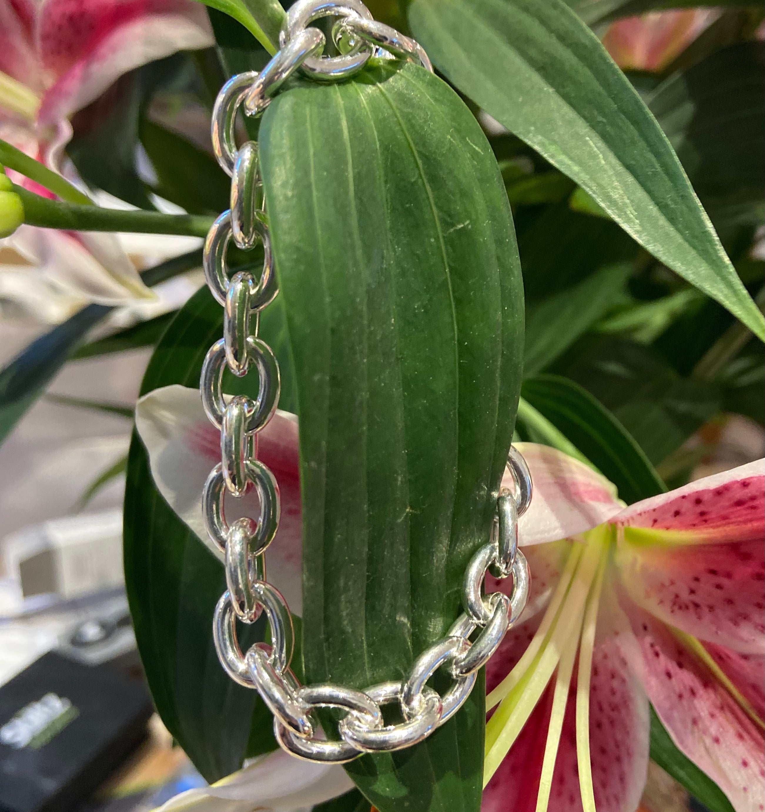 Solid Silver Link Bracelet - The Nancy Smillie Shop - Art, Jewellery & Designer Gifts Glasgow