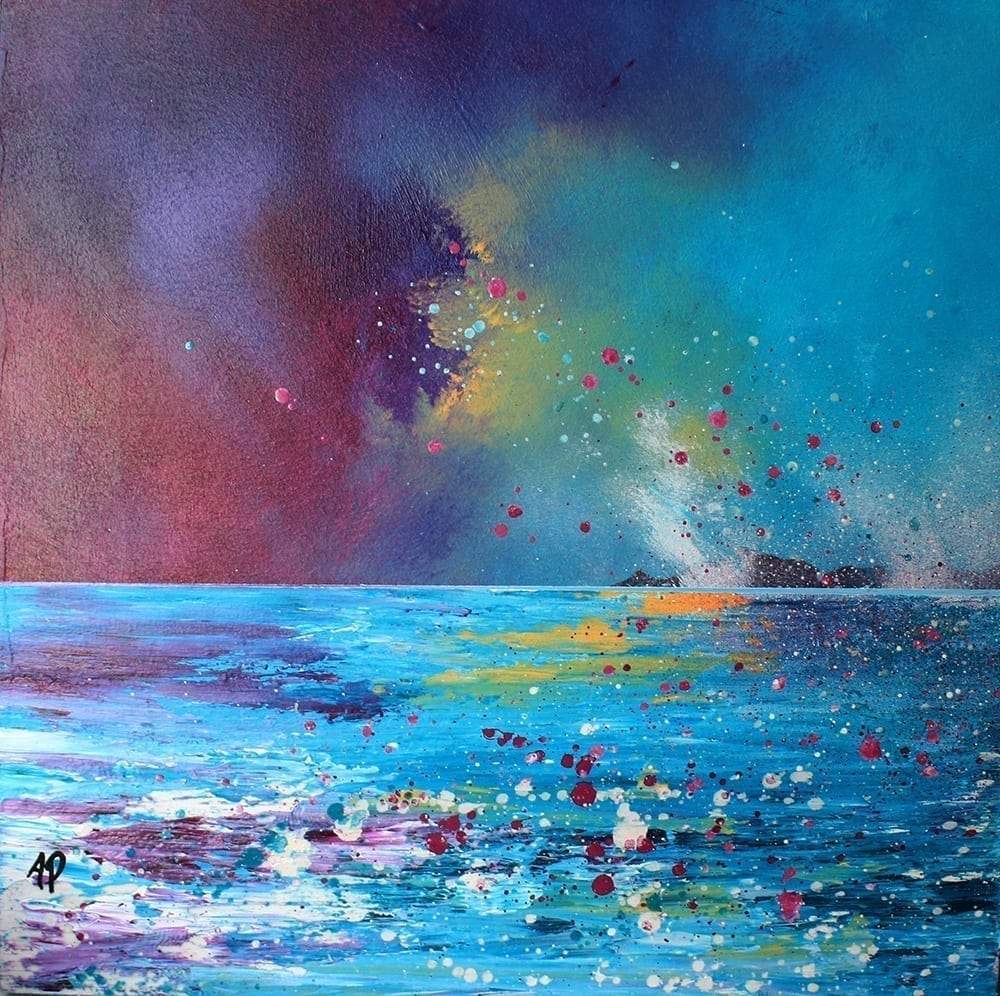Sound of Mull, Oban Mounted Print - The Nancy Smillie Shop - Art, Jewellery & Designer Gifts Glasgow