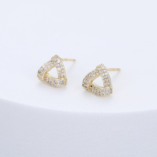 Sparkly Triangle Studs - The Nancy Smillie Shop - Art, Jewellery & Designer Gifts Glasgow